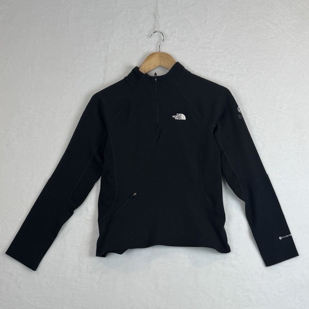 The North Face Black Summit Series FlashDry Women's Quarter Zip Jacket Size M